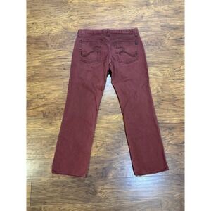 Rock & Republic Jeans Mens 32x30 Red Baggy Hip Hop Grunge Streetwear Wide Leg